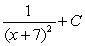 <strong>Find the indefinite integral of .</strong> A) B) C) D) E)
