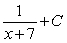 <strong>Find the indefinite integral of .</strong> A) B) C) D) E)