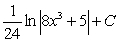 <strong>Find the indefinite integral .</strong> A) B) C) D) E)