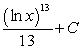 <strong>Find the indefinite integral .</strong> A) B) C) D) E)