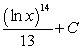 <strong>Find the indefinite integral .</strong> A) B) C) D) E)