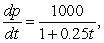 <strong>Suppose a population of bacteria is changing at a rate of where t is the time in days. The initial population (when t = 0) is 1000. Write an equation that gives the population at any time t.</strong> A) B) C) D) E)