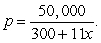 <strong>Suppose the demand equation for a product is Find the average price p on the interval . Round your answer to the nearest dollar.</strong> A)$67 B)$74 C)$86 D)$106 E)$732