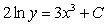 <strong>Solve the differential equation. </strong> A) B) C) D) E)