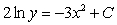 <strong>Solve the differential equation. </strong> A) B) C) D) E)
