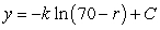 <strong>Write and solve the differential equation that models the following verbal statement:The rate of change of y with respect to r is proportional to .</strong> A) , B) , C) , D) , E) ,