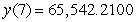 <strong>Write and solve the differential equation that models the following verbal statement. Evaluate the solution at the specified value of the independent variable, rounding your answer to four decimal places:The rate of change of y is proportional to y. When x = 0, y = 4 and when x = 1, y = 16. What is the value of y when x = 7?</strong> A) B) C) D) E)