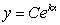 <strong>Find the exponential function that passes through the two given points. Round your values of C and k to four decimal places. </strong> A) B) C) D) E)