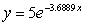 <strong>Find the exponential function that passes through the two given points. Round your values of C and k to four decimal places. </strong> A) B) C) D) E)