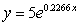 <strong>Find the exponential function that passes through the two given points. Round your values of C and k to four decimal places. </strong> A) B) C) D) E)