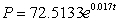 <strong>Suppose that the population (in millions) of Egypt in 2007 was 80.3 and that the expected continuous annual rate of change of the population is 0.017. Find the exponential growth model for the population by letting correspond to 2000. Round your answer to four decimal places.</strong> A) B) C) D) E)