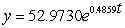 <strong>The number of bacteria in a culture is increasing according to the law of exponential growth. After 2 hours there are 140 bacteria in the culture and after 4 hours there are 370 bacteria in the culture. Answer the following questions, rounding numerical answers to four decimal places.(i) Find the initial population.(ii) Write an exponential growth model for the bacteria population. Let t represent time in hours.(iii) Use the model to determine the number of bacteria after 8 hours.(iv) After how many hours will the bacteria count be 25,000?</strong> A)(i) 52.9730 ; (ii) ; (iii) 2,584.3367 ; (iv) 12.6702 hr B)(i) 55.1230 ; (ii) ; (iii) 5,271.7880 ; (iv) 17.2327 hr C)(i) 58.7530 ; (ii) ; (iii) 8,023.2414 ; (iv) 19.3439 hr D)(i) 60.3130 ; (ii) ; (iii) 10,675.7049 ; (iv) 21.1233 hr E)(i) 52.9730 ; (ii) ; (iii) 3,897.0708 ; (iv) 15.0047 hr