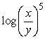 <strong>Condense the expression to the logarithm of a single term.</strong> A) B) C) D) E)