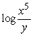 <strong>Condense the expression to the logarithm of a single term.</strong> A) B) C) D) E)
