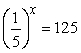<strong>Solve for x.</strong> A)1 B) C) D) E)no solution