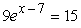 <strong>Approximate the solution of to 3 decimal places. (You may use a graphing utility.)</strong> A)8.792 B)12.294 C)7.222 D)-6.489 E)7.511