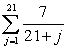<strong>Use sigma notation to write the sum .</strong> A) B) C) D) E)