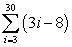 <strong>Use the properties of summation and Theorem 4.2 to evaluate the sum. </strong> A)1386 B)1610 C)1162 D)1080 E)1161