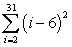 <strong>Use the properties of summation and Theorem 4.2 to evaluate the sum. </strong> A)4930 B)335 C)10,409 D)5555 E)5533