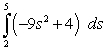 <strong>Evaluate the following definite integral by the limit definition. </strong> A)-351 B)-339 C)351 D)339 E)-363