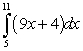 <strong>Write the following limit as a definite integral on the interval [5 , 11], where c<sub>i </sub>is any point in the ith subinterval.  </strong> A)   B)   C)   D)   E)   <div style=padding-top: 35px> 