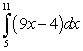 <strong>Write the following limit as a definite integral on the interval [5 , 11], where c<sub>i </sub>is any point in the ith subinterval.  </strong> A)   B)   C)   D)   E)   <div style=padding-top: 35px> 