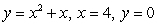 <strong>Find the area of the region bounded by the graphs of the equations . Round your answer to the nearest whole number.</strong> A)12 B)53 C)29 D)9 E)128