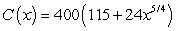 <strong>The total cost C (in dollars) of purchasing and maintaining a piece of equipment for x years is Perform the integration to write C as a function of x.</strong> A) B) C) D) E)
