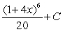<strong>Find the indefinite integral .</strong> A) B) C) D) E)