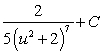 <strong>Find the indefinite integral of the following function and check the result by differentiation. </strong> A) B) C) D) E)