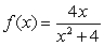 Locate the absolute extrema of the given function on the closed interval [-4,4].  