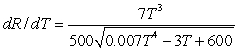 <strong>The resistance R of a certain type of resistor is   where R is measured in ohms and the temperature T is measured in degrees Celsius. Use a computer algebra system to find  </strong> A)   B)   C)   D)   E)   <div style=padding-top: 35px> 