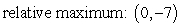 <strong>Find all relative extrema of the function   . Use the Second Derivative Test where applicable.</strong> A)   B)   C)   D)   E)   <div style=padding-top: 35px> 