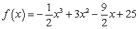 <strong>Find the cubic function of the form   are real numbers, which satisfies the conditions given below.  </strong> A)   B)   C)   D)   E)   <div style=padding-top: 35px> 