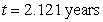 <strong>Suppose the annual sales S of a new product is given by   where t is time in years. Find the exact time when the annual sales are increasing at the greatest rate. Round your answer to three decimal places.</strong> A)   B)   C)   D)   E)   <div style=padding-top: 35px> 
