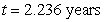 <strong>Suppose the annual sales S of a new product is given by   where t is time in years. Find the exact time when the annual sales are increasing at the greatest rate. Round your answer to three decimal places.</strong> A)   B)   C)   D)   E)   <div style=padding-top: 35px> 