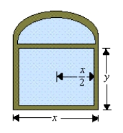 A Norman window is constructed by adjoining a semicircle to the top of an ordinary rectangular window (see figure). Find the dimensions of a Norman window of maximum area if the total perimeter is 26 feet.