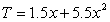 The total stopping distance T of a vehicle is where T is in feet and x is the speed in miles per hour. Use differentials to approximate the percent change in total stopping distance as speed changes from x = 30 to x = 35 miles per hour. Round your answer to one decimal place.
