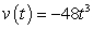 <strong>Suppose the position function for a free-falling object on a certain planet is given by is given by . A silver coin is dropped from the top of a building that is 1366 feet tall. Determine the velocity function for the coin.</strong> A) B) C) D) E)