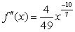 <strong>Find the second derivative of the function .</strong> A) B) C) D) E)