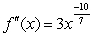 <strong>Find the second derivative of the function .</strong> A) B) C) D) E)