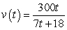 <strong>Suppose that an automobile's velocity starting from rest is where v is measured in feet per second. Find the acceleration at 9 seconds. Round your answer to one decimal place.</strong> A)7.4 ft/sec<sup>2</sup> B)0.4 ft/sec<sup>2</sup> C)1.7 ft/sec<sup>2</sup> D)0.8 ft/sec<sup>2</sup> E)0.2 ft/sec<sup>2</sup>