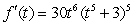 <strong>Find the derivative of the algebraic function .</strong> A) B) C) D) E)