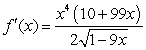 <strong>Find the derivative of the function. </strong> A) B) C) D) E)