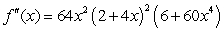 <strong>Find the second derivative of the function. </strong> A) B) C) D) E)