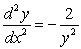 <strong>Find d<sup>2</sup>y/dx<sup>2</sup> in terms of x and y. </strong> A) B) C) D) E)