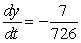 <strong>A point is moving along the graph of the function such that dx/dt = 5 centimeters per second.Find dy/dt when .</strong> A) B) C) D) E)