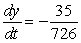 <strong>A point is moving along the graph of the function such that dx/dt = 5 centimeters per second.Find dy/dt when .</strong> A) B) C) D) E)