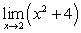 <strong>Determine the following limit. (Hint: Use the graph to calculate the limit.) </strong> A)does not exist B)2 C)4 D)8 E)0