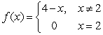 <strong>Let .Determine the following limit. (Hint: Use the graph to calculate the limit.) </strong> A)2 B)0 C)4 D)6 E)does not exist